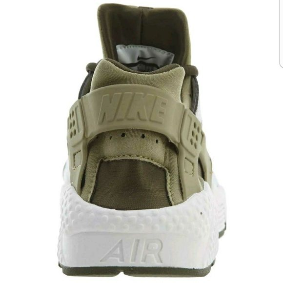 Nike Huarache Elite W Olive satin leather shoe - Picture 6 of 8